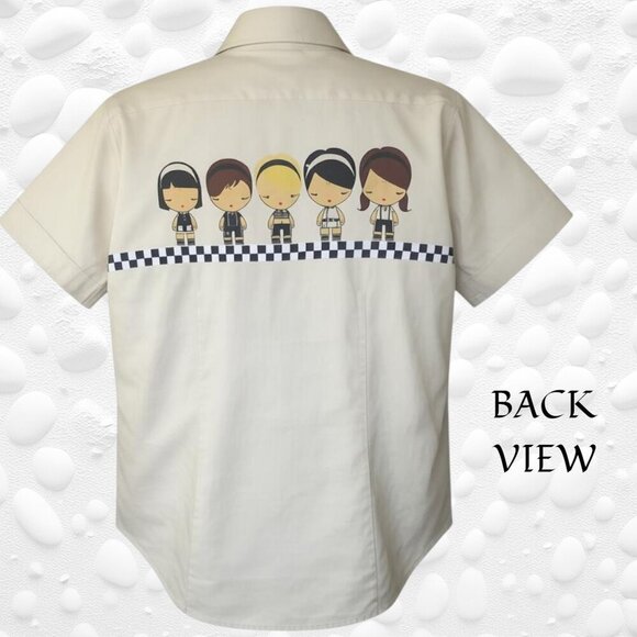 RARE VINTAGE HARAJUKU LOVERS Military Style Shirt - SIZE: M - Picture 2 of 12